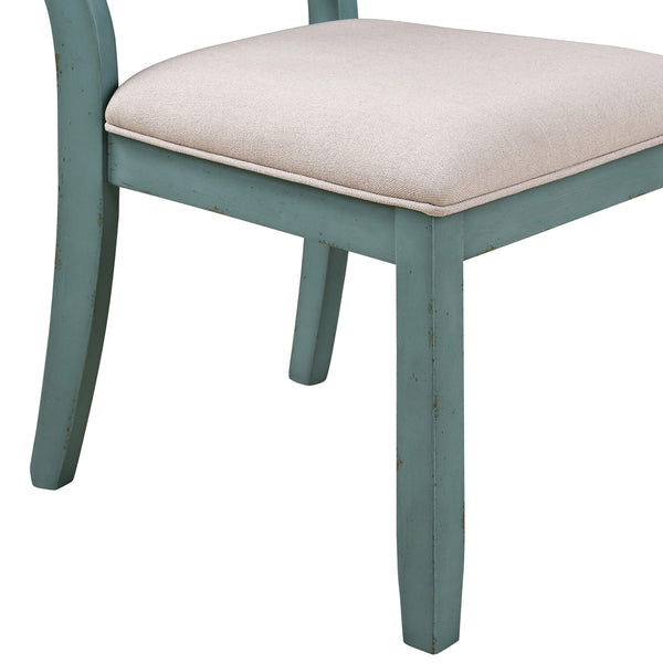 6-Piece Farmhouse Dining Set with Bench