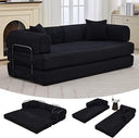 Convertible Sleeper Sofa Bed – Corduroy Folding Couch with Pillow
