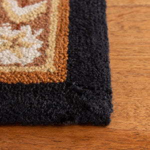Hand-Hooked Wool Area Rug – Leopard Pattern, 6' x 9'