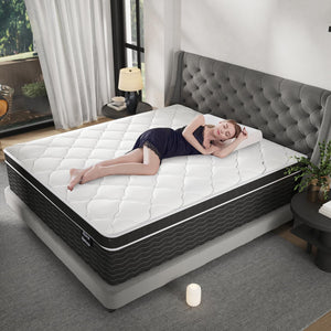 Hybrid Gel Memory Foam Mattress with Pocket Springs