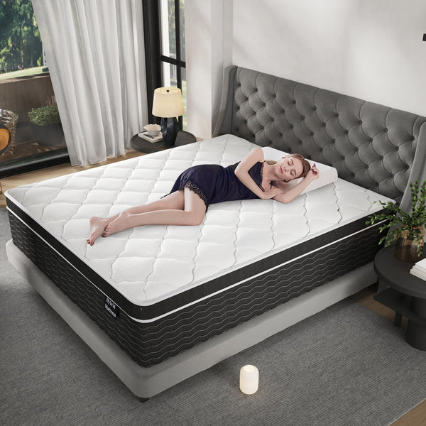 Hybrid Gel Memory Foam Mattress with Pocket Springs