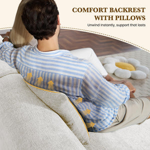 Modular Sectional Sofa L-Shaped Convertible Couch with Ottoman