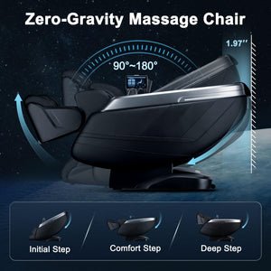 4D Massage Chair – Zero Gravity SL-Track Recliner