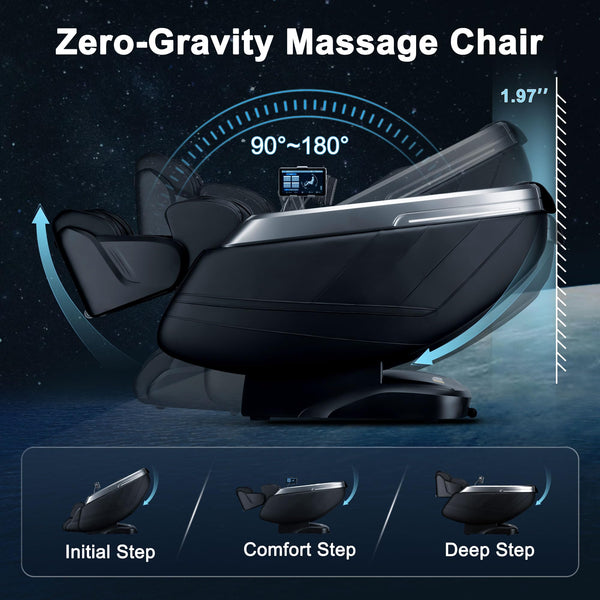 4D Massage Chair – Zero Gravity SL-Track Recliner