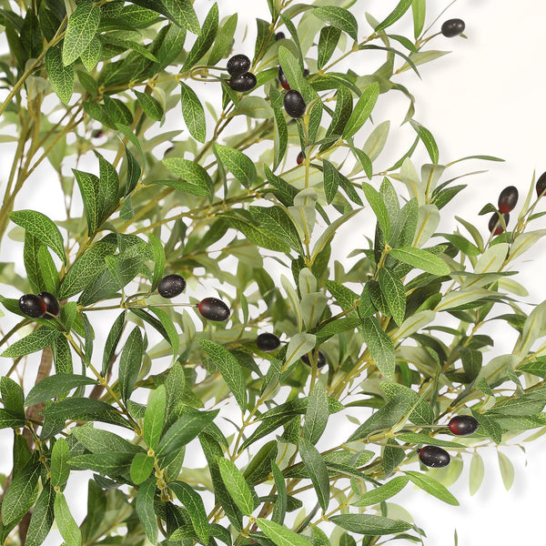 Artificial Olive Tree with Realistic Fruits & Sturdy Base