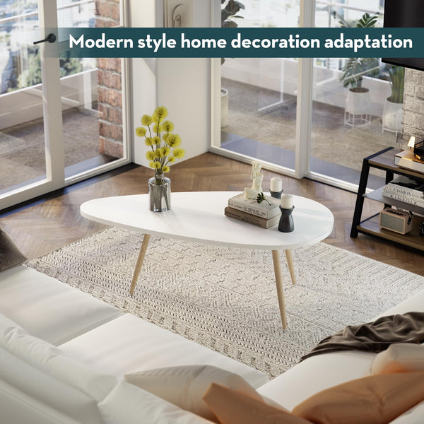 Oval Coffee Table for Living Room