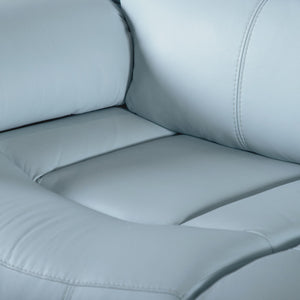 3-Piece Recliner Sofa Set – Leather Sectional with Loveseat & Arm Chair