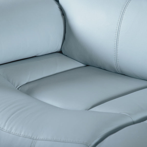3-Piece Recliner Sofa Set – Leather Sectional with Loveseat & Arm Chair