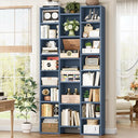 21-Cube Tall Bookshelf with Adjustable Shelves