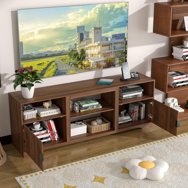 Fluted TV Stand for TVs up to 80"