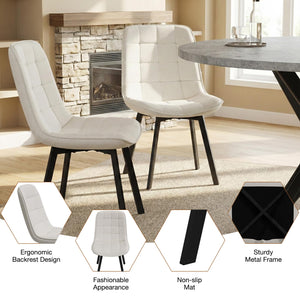 Round Dining Table Set for 4