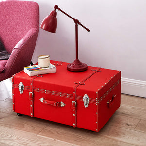 Wheeled Storage Trunk – Red