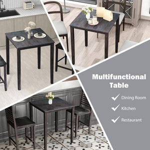 Square Counter Height Dining Table, 30"x30"x36"