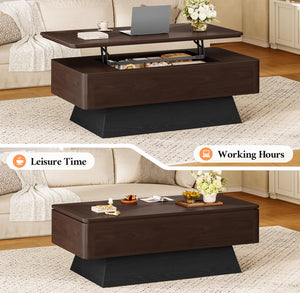 47.2" Lift Top Coffee Table with Hidden Storage