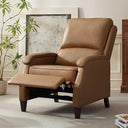 Recliner Chair with Adjustable Push Back and Lumbar Support