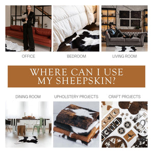 Genuine Cowhide Area Rug – 3 x 3 ft