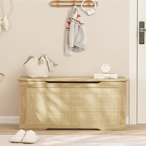 Storage Chest with Safety Hinges
