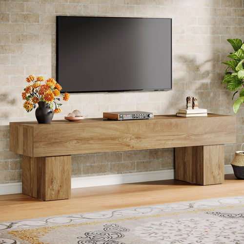 63-Inch Farmhouse TV Stand with Media Console Storage