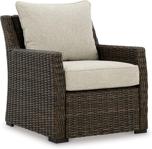 Outdoor Sectional Sofa Set with Bench – Resin Wicker & Aluminum