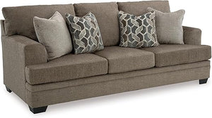 Contemporary Sofa with 4 Toss Pillows