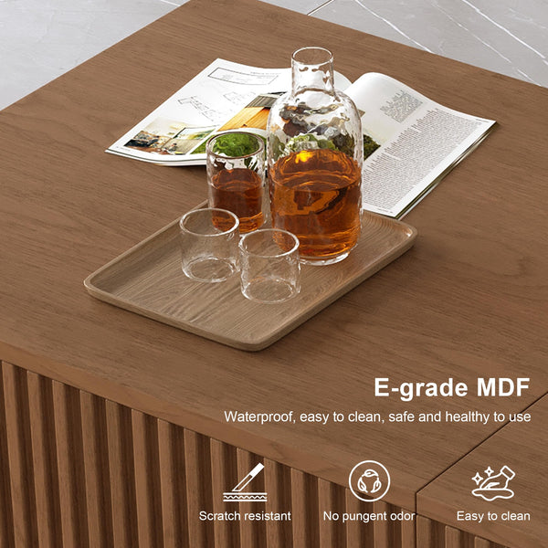 Lift Top Coffee Table with Hidden Storage & Drawers