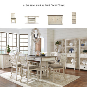 Rectangular Counter Dining Table with Storage