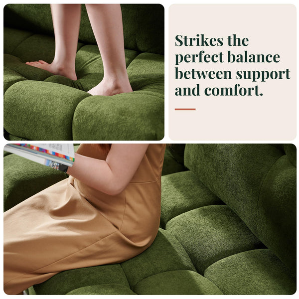 4-in-1 Convertible Sofa Bed with Adjustable Backrest