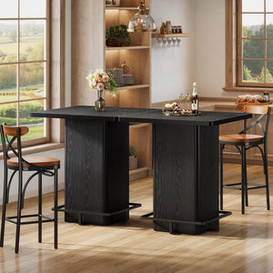 Square Bar Table, 39.37" High