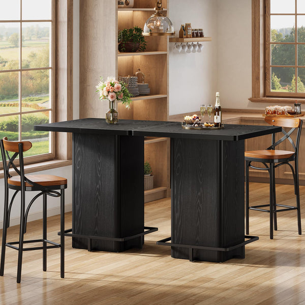 Square Bar Table, 39.37" High