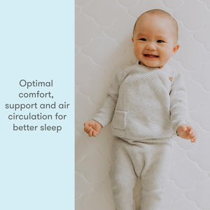 Breathable Crib & Toddler Mattress – Washable, Firm Support, 5.5" Thick
