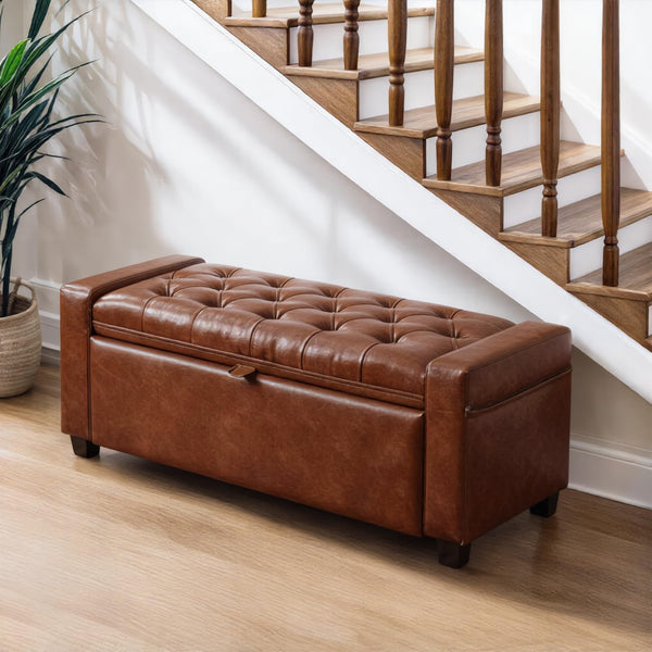 Storage Ottoman Bench with Lid