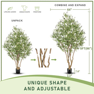 Artificial Olive Tree with Realistic Fruits – 6ft, 7ft & 8ft