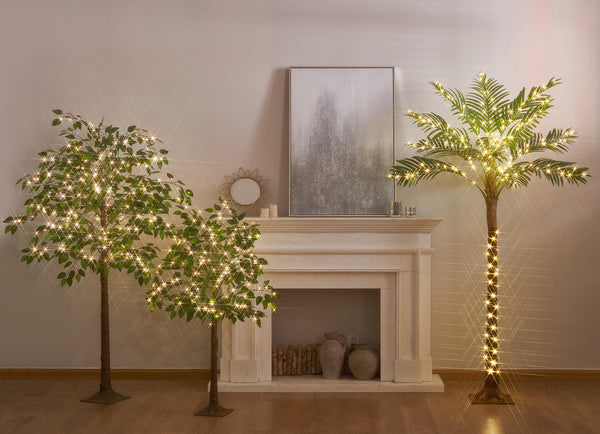 Pre-Lit Ficus Tree with LED Fairy Lights