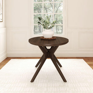 Oval Solid Wood Dining Table — 62 Inch, Seats 4