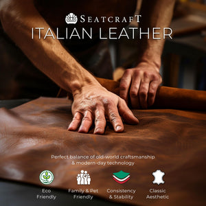 Power Reclining Home Theater Sofa – Italian Leather