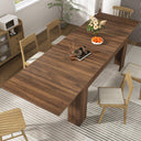 Extendable Dining Table for 6–12 People | Engineered Wood | Walnut & Oak
