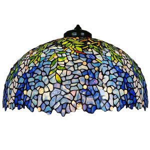 Tiffany Style Purple Wisteria Table Lamp