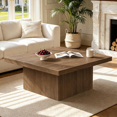 Square Coffee Table with Large Tabletop