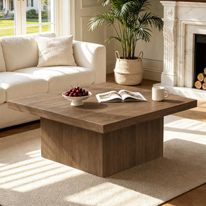 Square Coffee Table with Large Tabletop