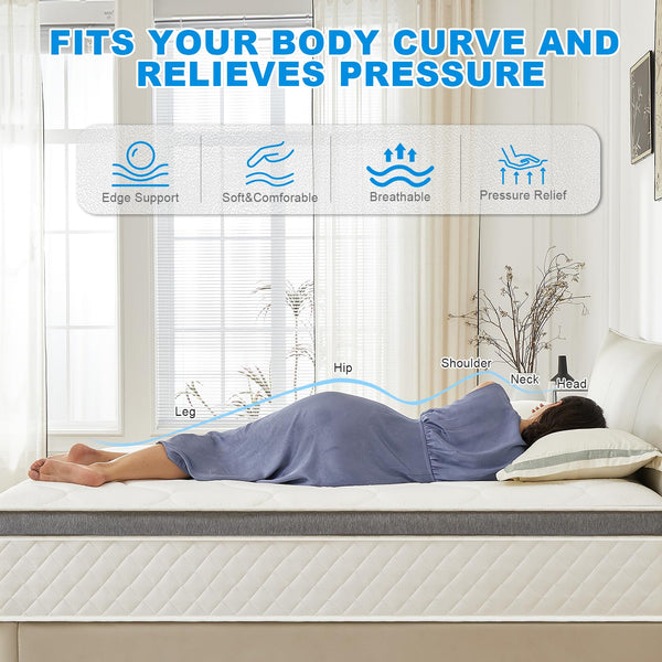 10-Inch Hybrid Queen Mattress