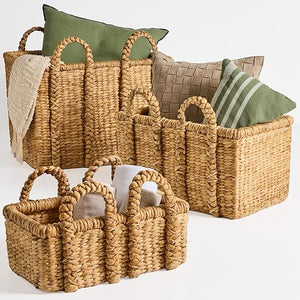 3-Piece Woven Storage Baskets Set