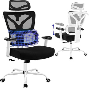 Ergonomic High-Back Mesh Office Chair with Lumbar Support