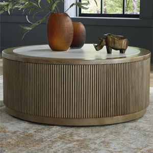 Contemporary Coffee Table with Casters