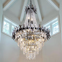 Black Crystal Chandelier – French Empire Style, 31 Inch