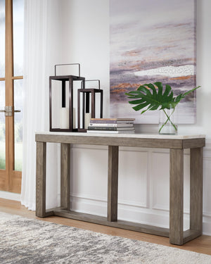 Marble Top Console Sofa Table
