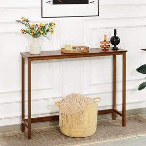 Bamboo Narrow Console Table 39.37"