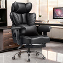High-Back Ergonomic Office Chair – Reclining, Footrest & Pocket Spring Lumbar Support