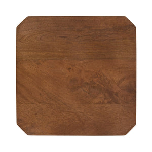 Two-Tier Square Wood Accent Table