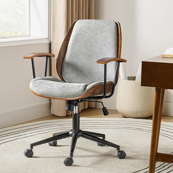 Solid Wood Rocking Office Chair
