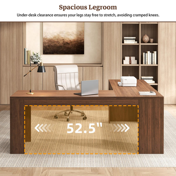 L-Shaped Corner Desk 71"
